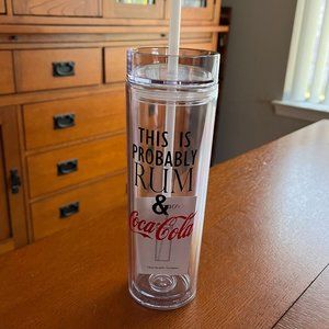 Double Wall Insulated Skinny Acrylic Tumbler